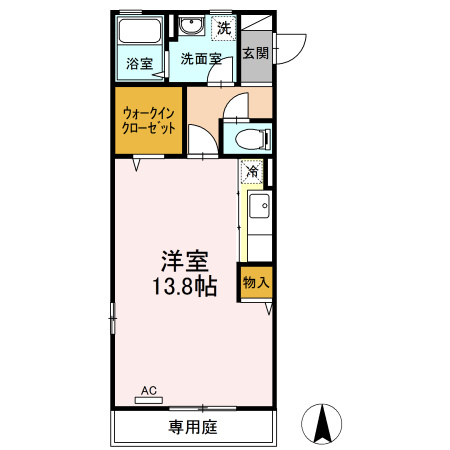 【間取り】 | リビングタウン古川北弐番館　B棟