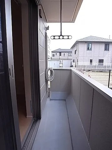 ブランシュ芦屋のバルコニー