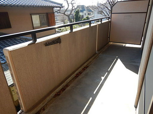 フォリア岡本のバルコニー