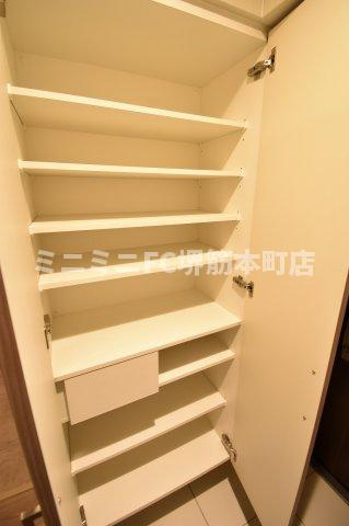 大阪市中央区南本町１丁目の賃貸マンションの収納