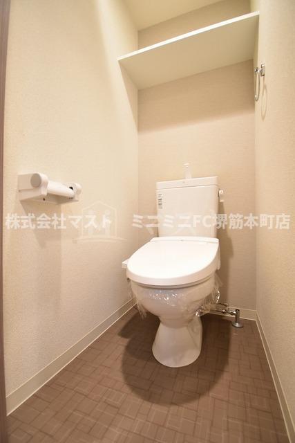 大阪市中央区森ノ宮中央２丁目の賃貸マンションのトイレ