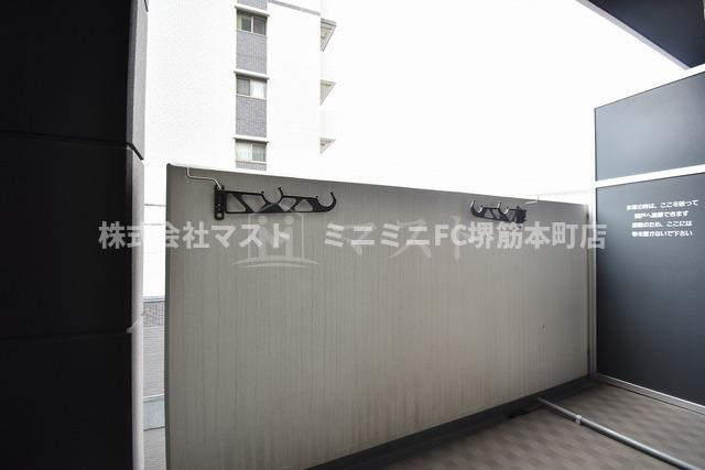 大阪市中央区森ノ宮中央２丁目の賃貸マンションのバルコニー