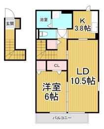 ヴィラージュ桜ガ丘の間取り