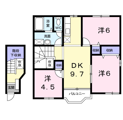 ヴィラ　サンライズ　ドリームⅡの間取り