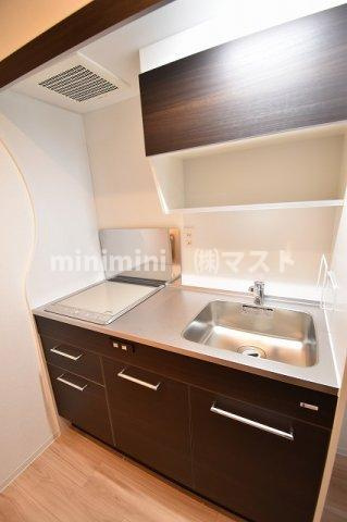 大阪市中央区徳井町２丁目の賃貸マンションのキッチン