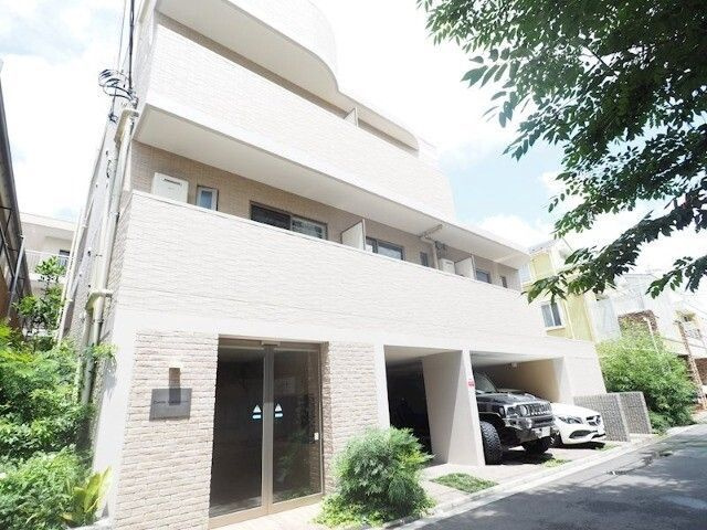 コルティーレ上北沢の外観|防犯カメラ　宅配ＢＯＸ　ペット相談　ダウンライト照明