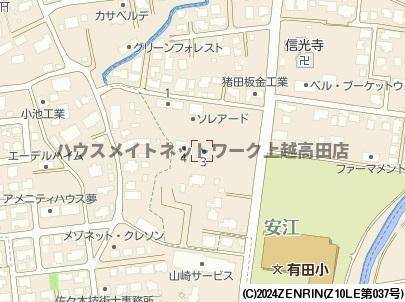 ソレアードⅢの地図|位置図