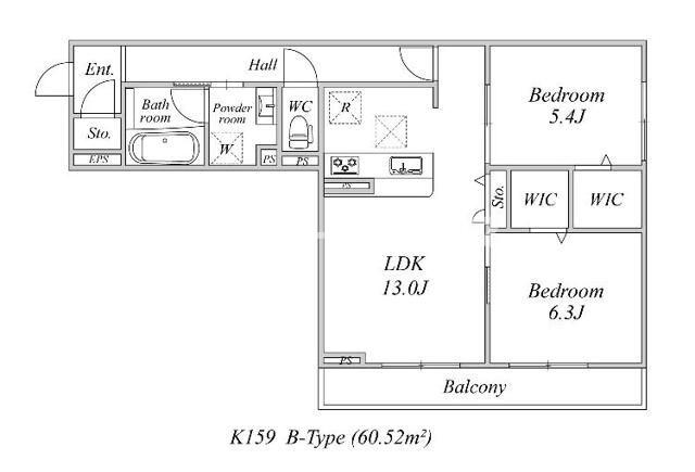 ＬＡＮＤＳ（Ｋ－１５９）の間取り