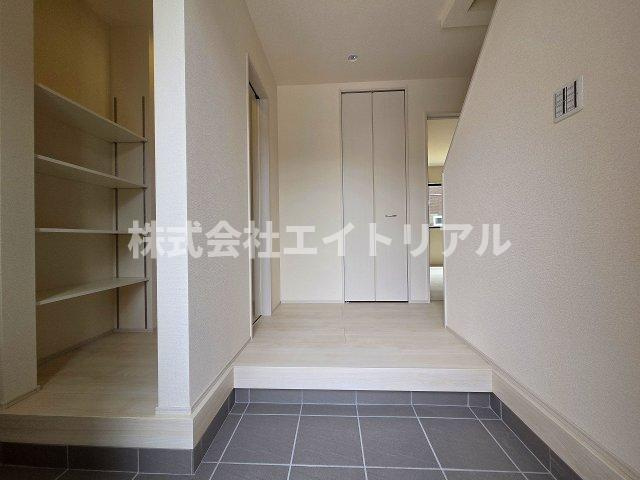 可児市土田宿　第4　新築戸建　全1棟の玄関|1階