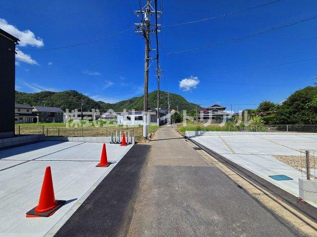 可児市土田宿　第4　新築戸建　全1棟の前面道路含む現地写真