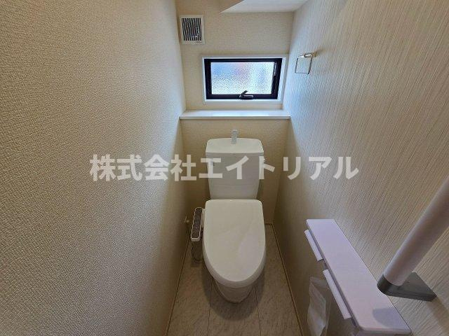 可児市土田宿　第4　新築戸建　全1棟のトイレ|1階