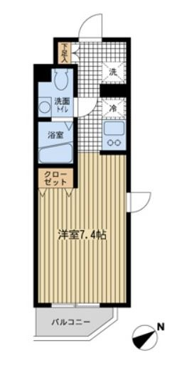 モノトーノ門前仲町の間取り