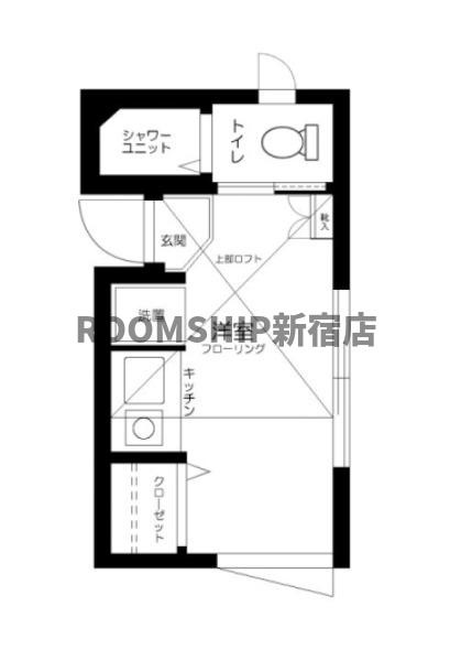 ファーストハウス北新宿の間取り