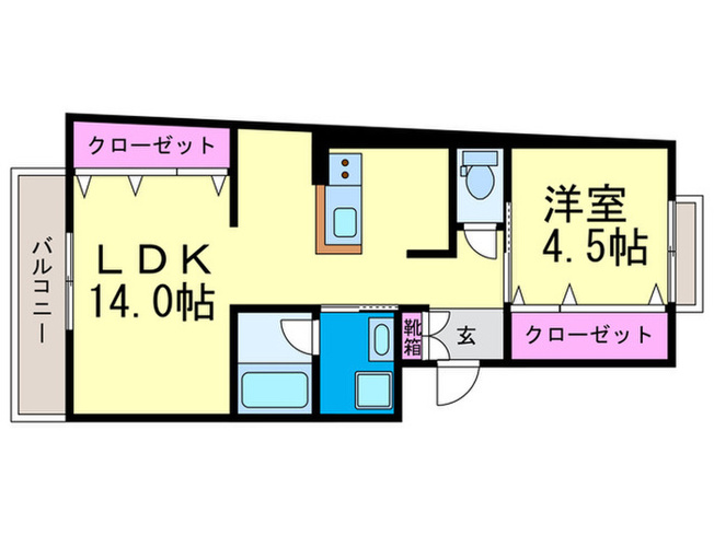【間取り】 | マンション東岡
