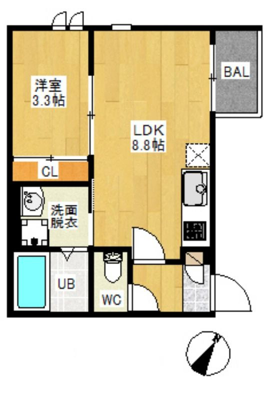 REGALEST OLE(レガレストオーレ)の間取り|使いやすい間取りです。