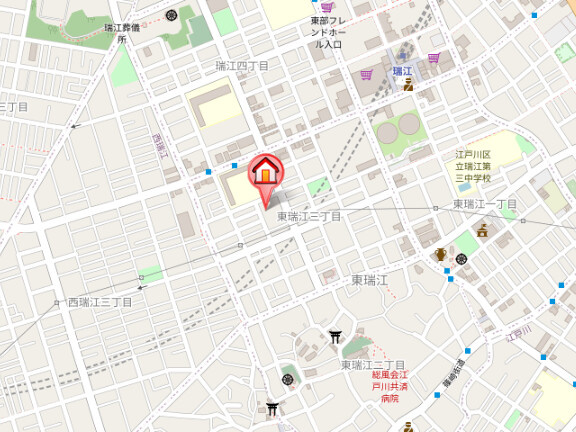サニーコート瑞江の地図