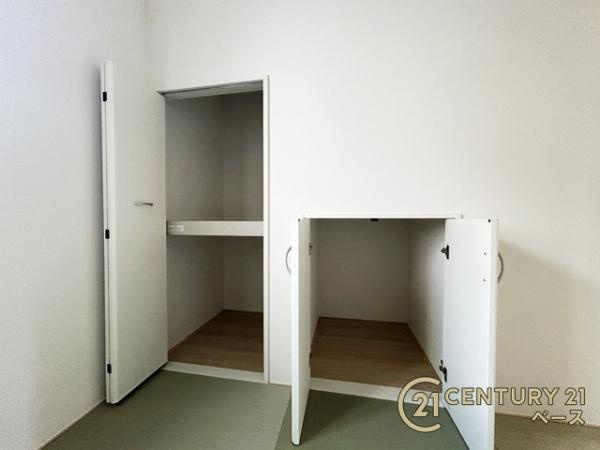 クレイドルガーデン萩原町 １号棟 ／新築一戸建の和室|■和室にはたっぷり収納できる押入完備です！