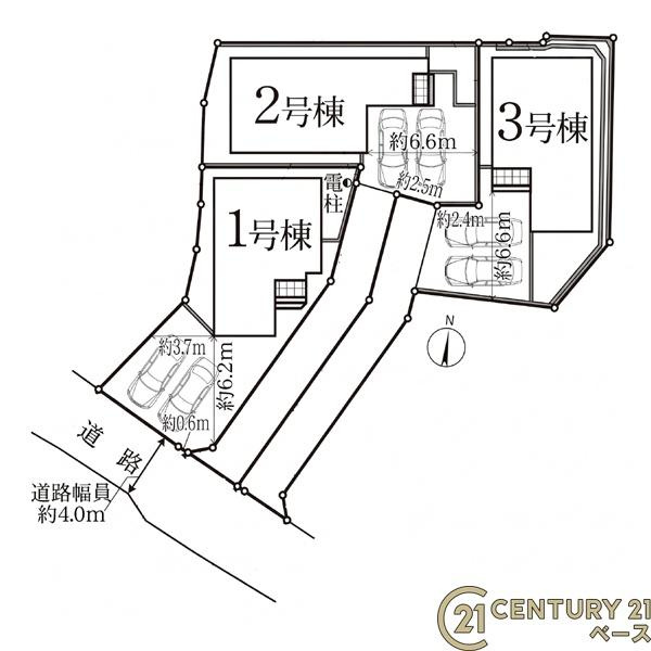クレイドルガーデン萩原町 ２号棟 ／新築一戸建の区画図|■こちらの物件は２号棟です！■