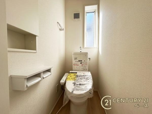 クレイドルガーデン萩原町 ３号棟 ／新築一戸建のトイレ|■従来品と比べ約７０％も節水タイプのトイレです！１階・２階共にウォシュレット付き！■