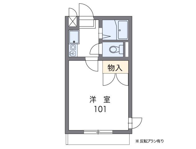 【間取り】 | レオパレス上平間ＡＣＴ | 代表的な間取のため実際の間取とは異なる場合があります