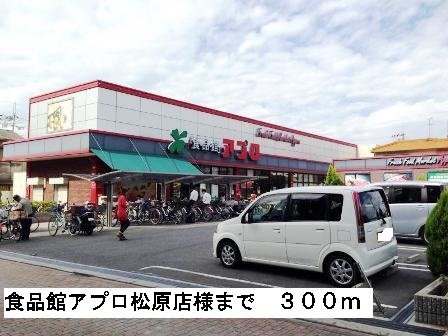 メゾン・ド・ユーの周辺|食品館アプロ松原店様まで300m