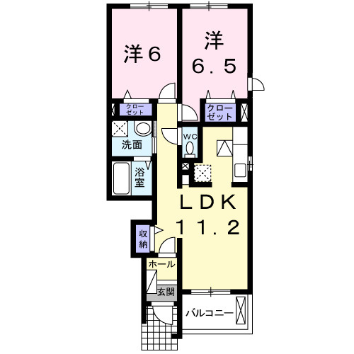 サニー　ＫⅥの間取り