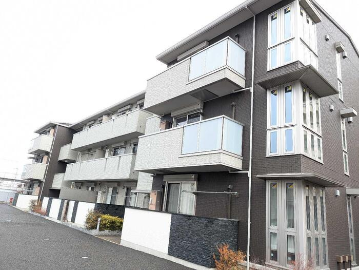泉大津市東雲町のハイツの外観|外はこのようになっています