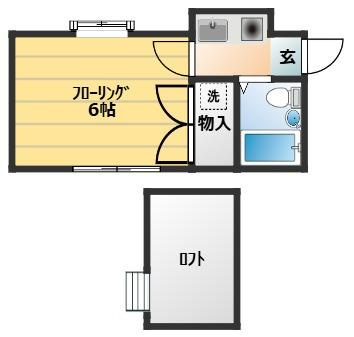 クレセント東元町の間取り