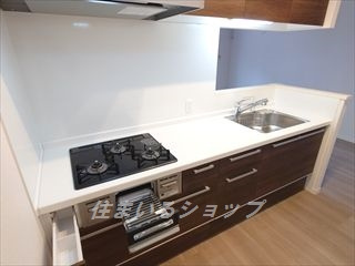シャーメゾン可部南のキッチン|人気の対面キッチン