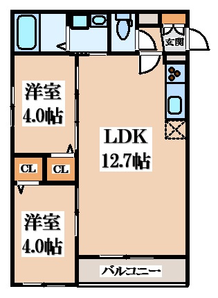 【間取り】 | Tio Fleur