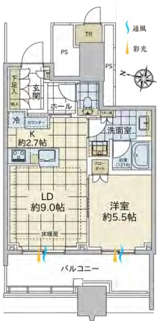 パークコート文京小石川ザ・タワーの間取り