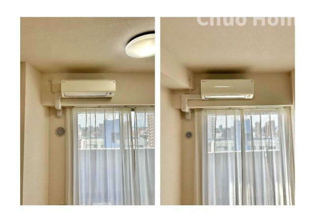 ベルヴィータ小岩の冷暖房・空調設備|エアコン新規新設×2