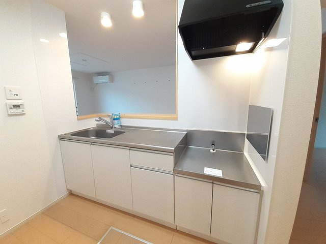 セレステⅠのキッチン|きれいなキッチンです