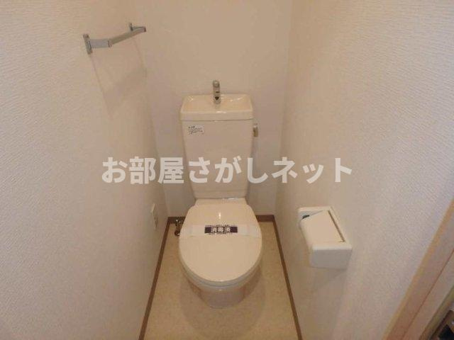 スカイコート新宿曙橋第２【おとり物件なし】#学生・社会人にオススメ！初期費用分割払いOK！のトイレ