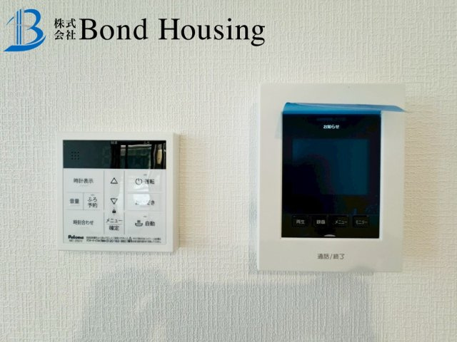 駐車並列2台　長期優良住宅　垂水区東垂水3丁目　新築戸建の防犯設備