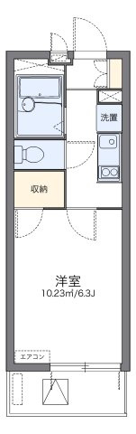 レオパレスアンドゥドゥの間取り