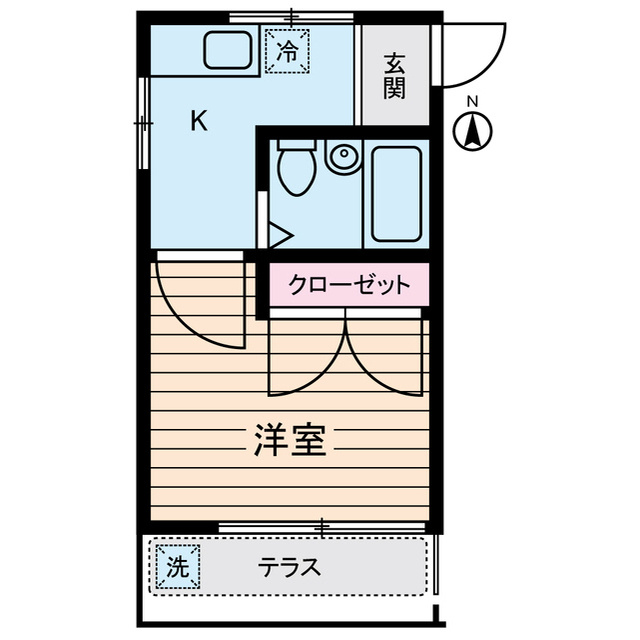 シャインハイム草加新田Ⅱの間取り