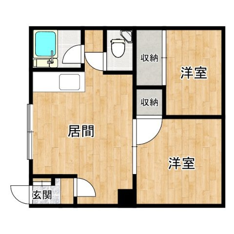 ハイツ山本の間取り