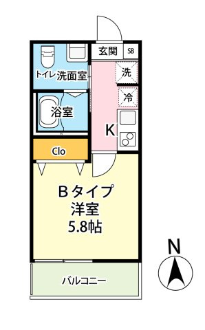 キャメル蕨錦町の間取り