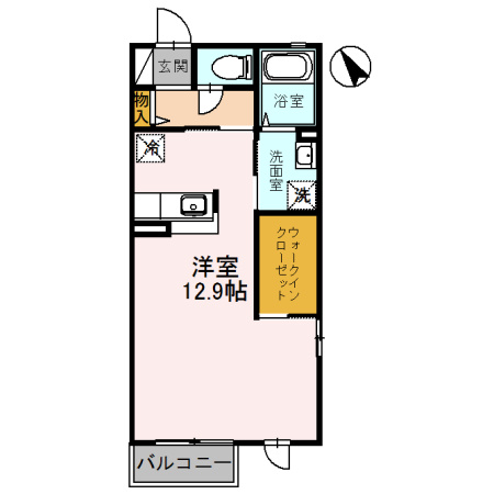 パル春日 A棟の間取り