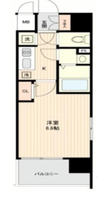 エスリード江戸堀の間取り