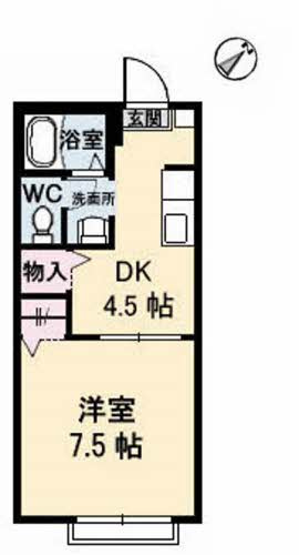 【間取り】 | アンジュウ　デヤ　A棟