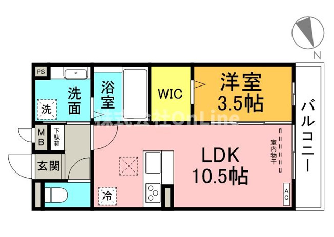 【間取り】 | グレイスコートA棟