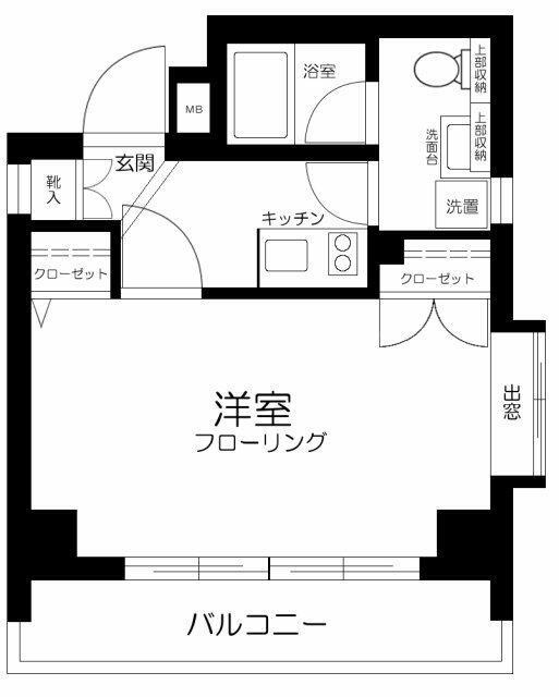 千代田区神田神保町２丁目の賃貸マンションの間取り