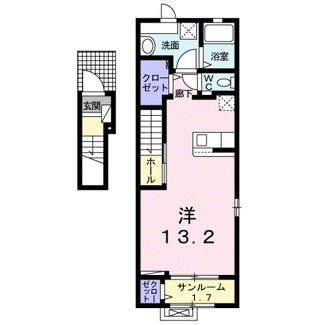 【間取り】 | ラポール・メゾンＢ