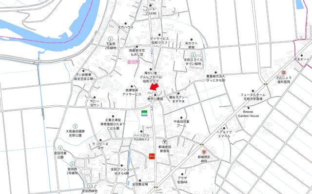 【地図】 | 売土地：金田町