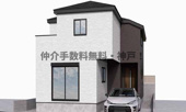神戸市須磨区須磨本町1丁目　新築戸建　仲介手数料無料！の画像