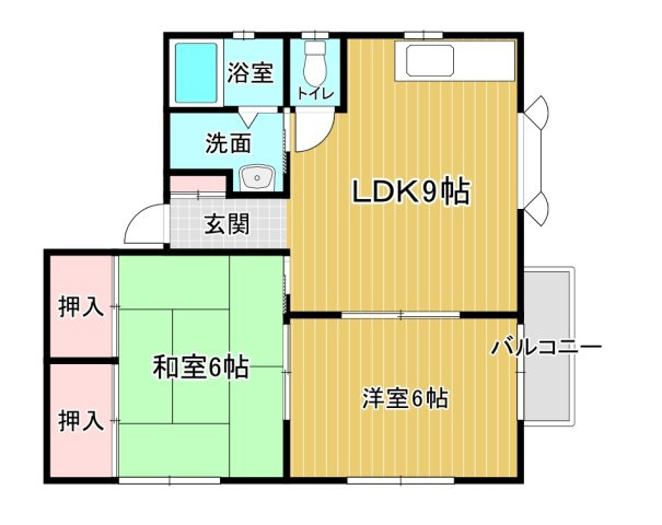 【間取り】 | コスモ中町 | コスモ中町（GoodHome）