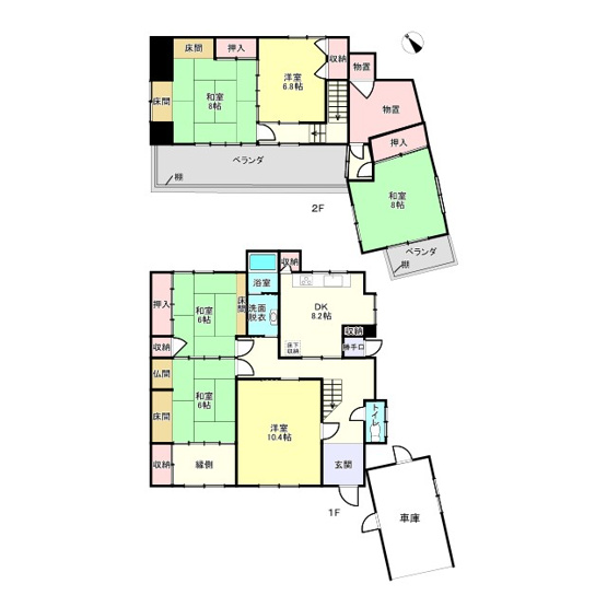 【間取り】 | たつの市龍野町中村/中古戸建