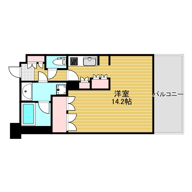 アパートメンツ江坂の間取り